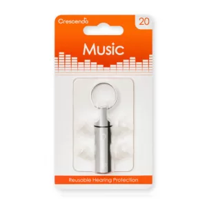 Беруші для прослуховування гучної музики Crescendo Music 20 dB