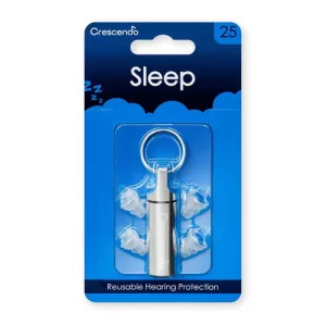 Беруші для сну Crescendo Sleep 25 dB багаторазові