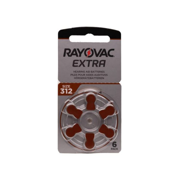 Батарейки для слуховых аппаратов Rayovac №312