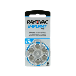 Батарейки для імплантів Rayovac Implant Pro+ №675