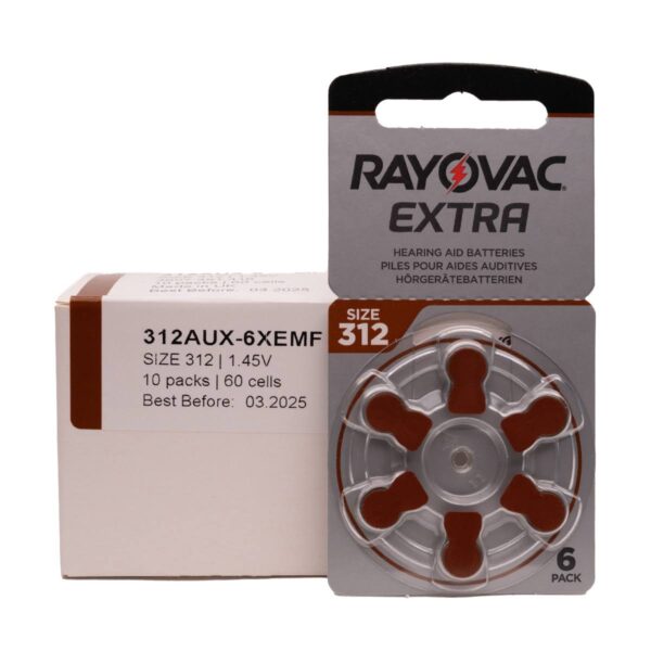 Батарейки для слуховых аппаратов Rayovac №312 — изображение 3