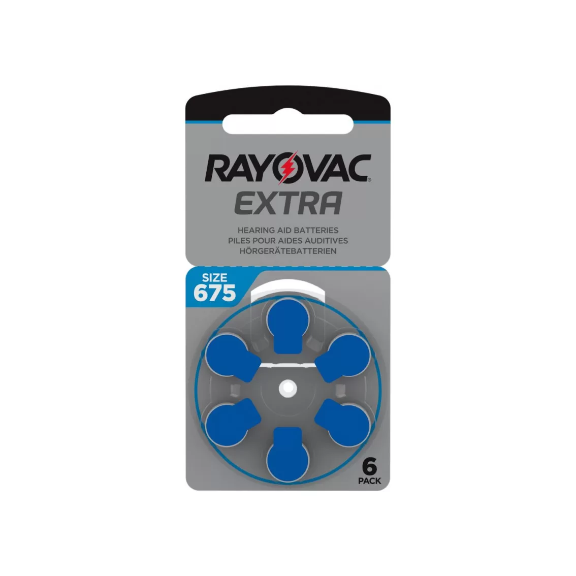 Батарейки для слуховых аппаратов Rayovac №675