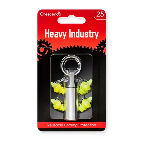 Беруші для використання на виробництві Crescendo Heavy Industry 25 dB
