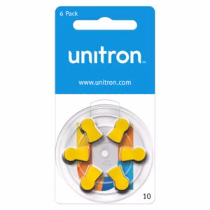 Батарейки для слухових апаратів Unitron №10